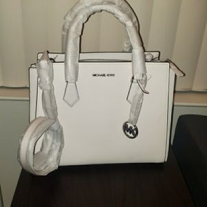 White MK purse